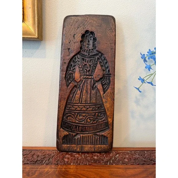 Vintage Butter Mold Style Wall Plaque 1971